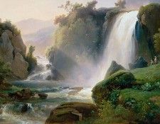 Tivoli Waterfall, Jean Charles Joseph Remond - 1600x1200 - I. ������, ��� ������ ������