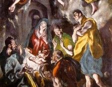 El Greco The Adoration of the Shepherds 319x180 Prado Madri. �����, ���-
