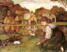 Stanhope John Roddam Spencer The White Rabbit. Stanhope,   Roddam