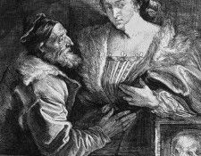 Dyck van Anthonie Titiaan and his mistress Sun. ,  