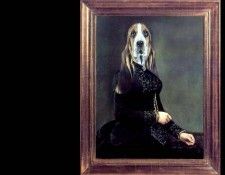 dog portraits csg034 dame ethel brack muggins. , 