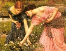 Waterhouse Gather Ye Rosebuds While Ye May. ,  