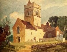 Cotman John Sell Gillingham Church Norfolk. Cotman,  