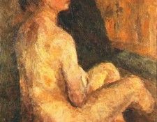 rozengolts-levina female nude 1922. -