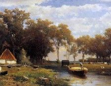 Weissenbruch Jan Summer landscape Sun. Weissenbruch, �� �������