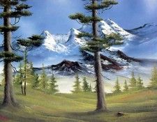 bob ross csg035 mountain glory. , 