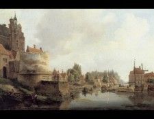 Unloading a Hay Barge Rotterdam. ������, Petrus �������