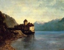 Courbet Gustave Chateau du Chillon. , 