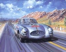 Cma 032 1955 mercedes in the carrera panamericana.  