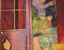 bonnard open door at vernon c1921.  