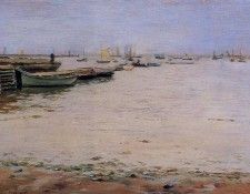 Chase William Merritt Gowanus Bay aka Misty Day Gowanus Bay. ,  