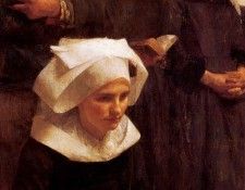 Dagnan Bouveret Bretons Praying 1888. Dagnan-Bouveret, --
