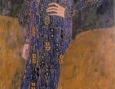 Klimt Portrait of Emilie Floge, 1902, 181x66.5 cm, Historisc. , 