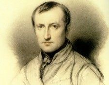self portrait 1838 charcoal. , 