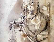 Buytewech Willem A woman sleeping Sun. Buytewech, 