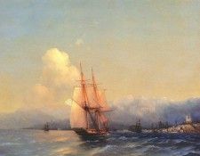 aivazovsky the crimea 1852.   