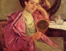 Cassatt Mary Woman at Her Toilette.  
