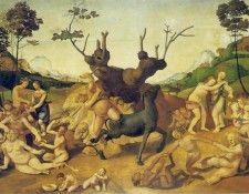 Piero di Cosimo The Misfortunes of Silenus c1505 10. ,  