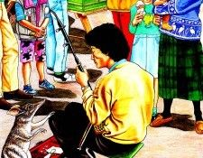 Bb 0013 Intently investigated an instrument Steve&MarionIsham sqs. Isham, ���� � ������