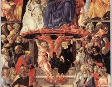 FRANCESCO DI GIORGIO MARTINI The Coronation Of The Virgin.    