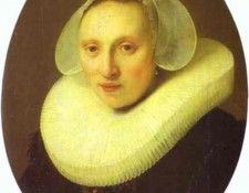 Rembrandt - Cornelia Pronck, Wife of Albert Cuyper.    