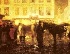 Gilsoul Victor Olivier A Paris Street Evening. Gilsoul, ������ ������