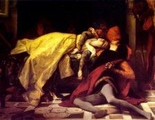 The Death of Francesca de Rimini and Paolo Malatesta 1870. Кабанель, Александр
