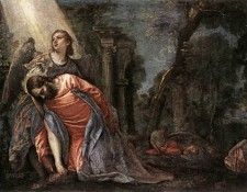 Veronese Christ in the Garden Supported by an Angel. ��������, �����