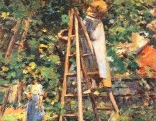 robinson gathering plums 1891. 