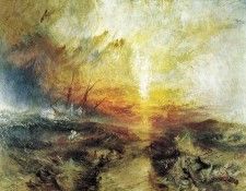 Turner Joseph Mallord William Slavers Throwing Overboard the Dead and Dying Typhon Coming on. ,   