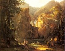 Bertin Jean Victor Classical Landscape. ,  