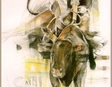 LambertMarjoWilson-RodeoBull#101-sj.   Marjo