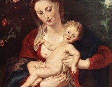 Rubens Virgin and Child 1620 4. ,  