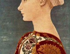 POLLAIUOLO Antonio del Portrait Of A Young Woman 1465.  