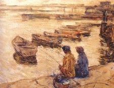 hassam fishing 1896. , 
