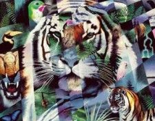 DP0103~Wildlife-Mosaics-Tiger-Posters. ,  