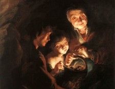 Old Woman with a Basket of Coal WGA. ,  