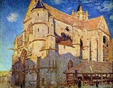 Sisley Alfred Church of Moret Sun. , 