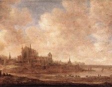 Goyen Jan van View of Leiden. ,  
