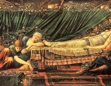 Edward Burne-Jones - Briar Rose, Rose Bower, De. -   