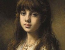 Harlamoff Alexej Little Girl. ��������, ������� Alexeivich