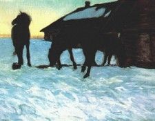 serov colts at a watering place domotkanovo 1904. , 