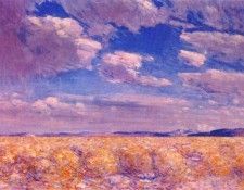 hassam afternoon sky, harney desert 1908. , 