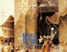 Robertson Charles The Flower Market Damascus. , 