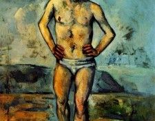 CeZANNE THE BATHER,1885-87, MOMA. , 