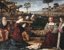 Holy Family with Two Donors WGA. , 