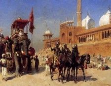 Weeks Edwin Great Mogul And His Court Returning From The Great Mosque At Delhi India. ,  