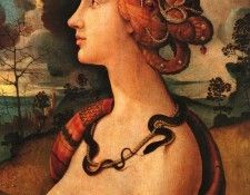 Piero di Cosimo Portrait of Simonetta Vespucci c1480. ,  