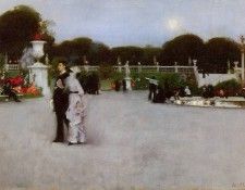 Sargent John Singer Luxembourg Garden Sun. ��������, ���� ������