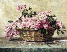 Peters Evert Basket with flowers Sun . , 